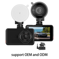 Caméra embarquée double 2K QHD avant 1080P arrière avec écran 3 pouces, WiFi, GPS, enregistreur de conduite, vision nocturne, personnalisable OEM