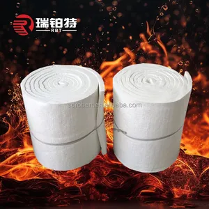 A fibra cerâmica do Multi-tamanho cobre o rolo para a isolação térmica e a proteção contra incêndios