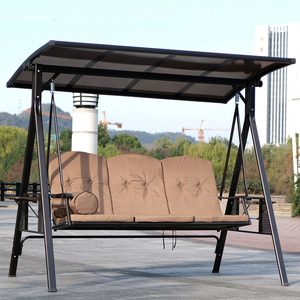 Modern <strong>Garden</strong> Supplies Hammock Canopy Soft <strong>Bench</strong> Seat Chair 3 Seater <strong>Garden</strong> <strong>Swings</strong> Outdoor Patio Hanging Chill Chair With Stand - Product Image 6