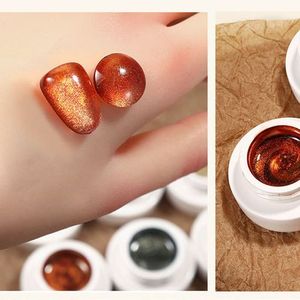 Vente directe d'usine : Vernis gel UV non toxique, série œil de chat or cassé 6 couleurs - Product Image 4
