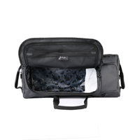 Sac à dos convertible léger et résistant en PVC imperméable 36-56L avec fermeture éclair et bretelles pour la gym, le sport et les voyages