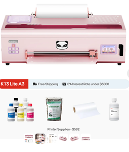 Procolored más nuevo CE 2025 modelo envío gratuito DTF camiseta K13 Lite DTF impresora 13 "A3-rosa para principiantes con ideas creativas - Product Image 4