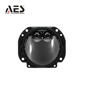 Lentille de projecteur Bi LED à lumière blanche haute puissance 5500k 6000k, double laser 70W AES TS1 2,5 pouces 3 pouces, éclairage automatique - Product Image 1