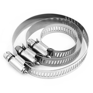 Holles Stainless Steel <b>Hose</b> <b>Clamps</b> 201 And 304 For Pipe Water Gas Repair General Use - Product Image 2