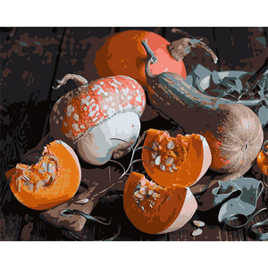 16 * 20 pouces <span class=keywords><strong>nature</strong></span> morte peinture sur toile bricolage kits de peinture à l’huile peintures murales par numéros personnalisés - Product Image 1