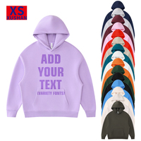 Personnalisable 350gsm recadrée à capuche de haute qualité surdimensionné pull ample épais 350gsm polaire pour l'hiver avec écran solide