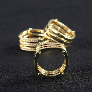 Anello Dorato per Uomo, Gioielli alla Moda Scintillanti, Vendita all'Ingrosso - Product Image 3