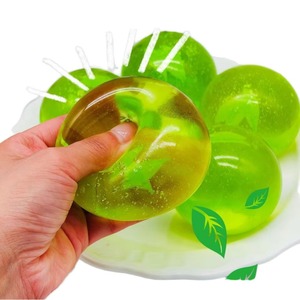 Juguete Antiestrés de TPR Estilo Té Longjing Hecho a Mano de 6 cm, Pelota Blanda de Estilo Chino para Aliviar el Estrés, Regalo para Niños y Adultos, para un Estado de Ánimo Feliz Todo el Día - Product Image 1