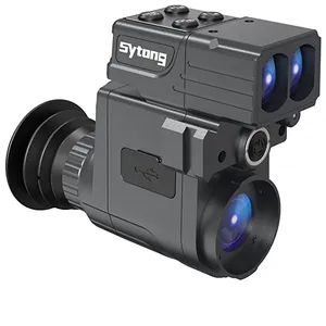 Sytong HT-77LRF 1080PWIFIデジタルナイトビジョン単眼スコープ統合1000mレーザー距離計狩猟用