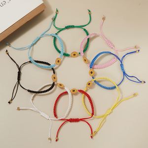 สร้อยข้อมือดอกทานตะวันทอมือบริสุทธิ์จาก AliExpress ข้ามพรมแดนสร้อยข้อมือคู่เดซี่มีสเน่ห์แฟชั่น - Product Image 4