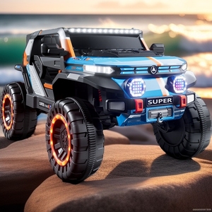 Sıcak satış büyük boy elektrikli araba çocuklar için binmek araba canavar kamyon oyuncak arabalar için çocuk akülü 4 tekerlekler araç - Product Image 2