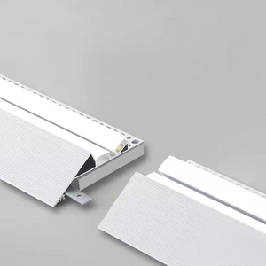 Profilé en aluminium LED moderne en forme de couronne pour plafond et mur Cove Valance Éclairage Plâtre Plafond Rétro-éclairé Bande Carrelage Accessoires - Product Image 3