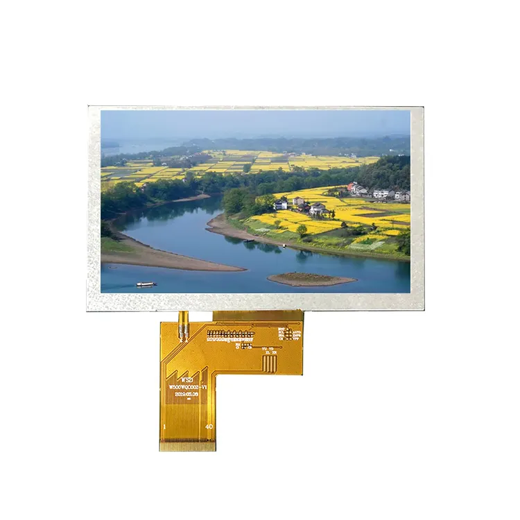 800*480 resolution tft lcd display module 5 inch screen panel ST7262 IC TFT liquid crystal display