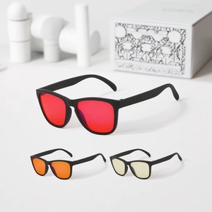 Monturas de Gafas Decorativas de <span class=keywords><strong>PC</strong></span> de Alta Calidad, <span class=keywords><strong>Lentes</strong></span> Rojo Naranja, Logotipo Personalizado, Tamaño Grande, Anti <span class=keywords><strong>Luz</strong></span> <span class=keywords><strong>Azul</strong></span> <span class=keywords><strong>para</strong></span> Visión Nocturna - Product Image 1