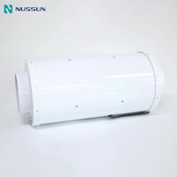 Ventilador de Conducto Inteligente de Velocidad Variable con Silenciador, Motor EC Ultrasilencioso, Ventilador de Extracción para Sótano, Sistema de Circulación de Aire HVAC
