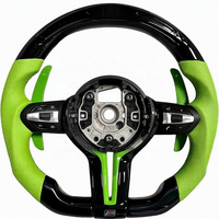 Volant de direction LED sport avec couleur personnalisée pour véhicules F10/F30/F31/F32/F20/E92/E60/X6/E71/X5/E70/M3/M4/M6