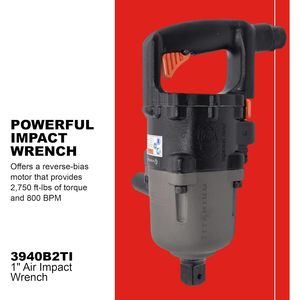 Llave de Impacto Neumática Ingersoll Rand de 1 Pulgada Herramienta Neumática con Mango en D de 6000 RPM - Product Image 2