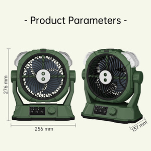 พัดลมไอน้ำพัดลมแบบชาร์จไฟได้พัดลมพกพาขนาด20000มิลลิแอมป์พร้อมไฟแอลอีดีสำหรับกลางแจ้งระบายอากาศได้ดีระบายอากาศได้ - Product Image 6