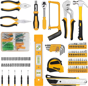 Ensemble d'outils de réparation automobile de 228 pièces, jeu d'outils combinés, ensemble d'outils mixtes, kit d'outils à main avec boîte à outils en plastique - Product Image 3