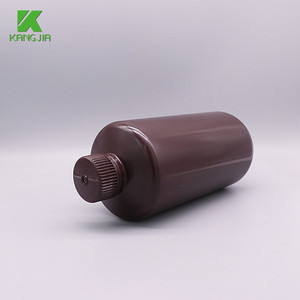 Ldpe PP HDPE 500ml hẹp miệng Thuốc thử chai nhựa hóa chất chai Elisa Kit với vít cap cho đệm - Product Image 3