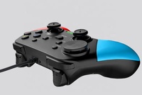 Vente chaude manettes de jeu filaires manettes de jeu avec poignée en caoutchouc pour PS3/PC/Android/TV Box/PC vapeur
