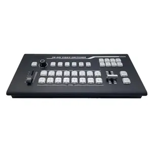 Portable 8CH SDI/H DMI Multi-Format 1080P60fps video Switcher With PiP mode, Audio Mixer for OBS Youtube Zoom facebook streaming