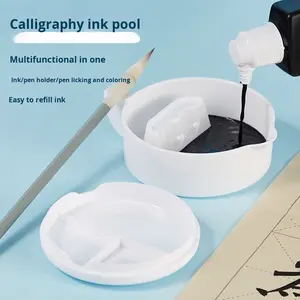 <span class=keywords><strong>Palette</strong></span> de couleurs en plastique facile à nettoyer, multi-emplacements, pour <span class=keywords><strong>aquarelle</strong></span>, <span class=keywords><strong>pastel</strong></span>, mélange d'art, peinture chinoise, diverses - Product Image 3