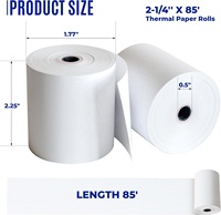 Wholesa Rouleau thermique 57x40Rouleaux de papier thermique 50Pack pour terminal de carte de crédit carré Papier pour imprimante thermique Papier de reçu thermique