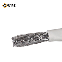 Cable Coaxial RG6 de 100 pies en Rollo, Aislamiento de Espuma PE de 75 Ohmios, para Instalación Profesional de Satélites y CCTV, Alta Flexibilidad