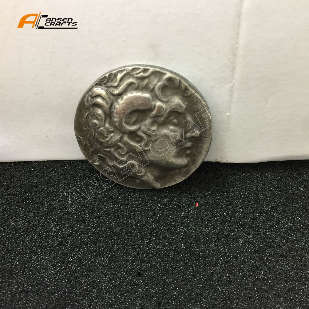 High Quality Ancient Gree Athena of Collection Souvenir Antique Coin
