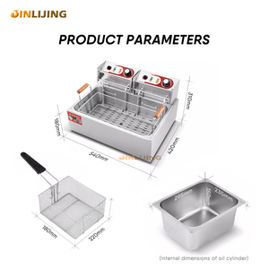 JINLIJING Équipement de cuisine personnalisé, remorque alimentaire, camion de restauration rapide mobile, remorque à hamburgers, friteuse électrique commerciale - Product Image 5