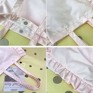 กระเป๋าสะพายข้างผู้หญิงแบบพกพาขายดี กระเป๋าถือทรงจีบคุณภาพสูงสำหรับนักเรียน กระเป๋าถือช้อปปิ้งความจุมาก - Product Image 3