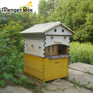 รังผึ้งไม้สนสำหรับใช้ในบ้านและเชิงพาณิชย์ แบบไหลน้ำผึ้งอัตโนมัติ พร้อมข้อต่อแบบหางนกพิราบเคลือบขี้ผึ้ง - Product Image 6