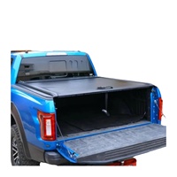 Couverture de benne de camionnette en aluminium rigide rétractable avec volet roulant, étanche et antivol, accessoires automobiles