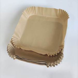 Papier sulfurisé antiadhésif sans BPA pour <span class=keywords><strong>friteuse</strong></span> à air, 200 feuilles, 100 feuilles carrées de 8 pouces - Product Image 6