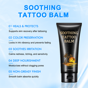 <span class=keywords><strong>Baume</strong></span> apaisant pour tatouage, barrière douce et récupération de la peau avec de la cire d'abeille et du beurre de karité, hydratation longue durée, anti-cicatrices, 200g - Product Image 2