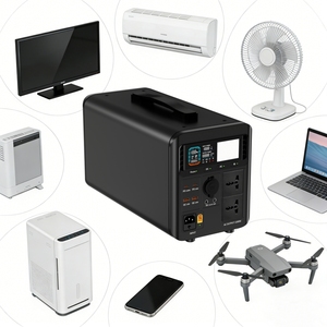 Estación de Energía Portátil para Camping y Aire Libre, Generador Solar de Alta Eficiencia de 1200W, Batería de Energía Doméstica, Estación de Energía para el Hogar - Product Image 1