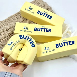 Bâton de beurre anti-stress, jouet sensoriel pour soulager l'anxiété, à remontée lente, souple et élastique, bâton de fromage, jouet de farce - Product Image 1