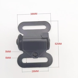 Clips Molle de Acero DF28, Accesorios para Bolsas de Camping Tácticas, Sistema Molle, Clips Alice Hechos de Acero Mn, Color Negro, para Mochila Molle - Product Image 3