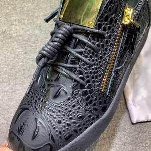 Zapatillas <span class=keywords><strong>de</strong></span> Lujo <span class=keywords><strong>de</strong></span> Alta Calidad para Hombre, Zapatos Casuales <span class=keywords><strong>de</strong></span> Cuero Genuino para Mujer, Marca GZ, Zapatos Deportivos <span class=keywords><strong>de</strong></span> Tenis, Mocasines con Cierre, Tallas 35-48 0637 - Product Image 6