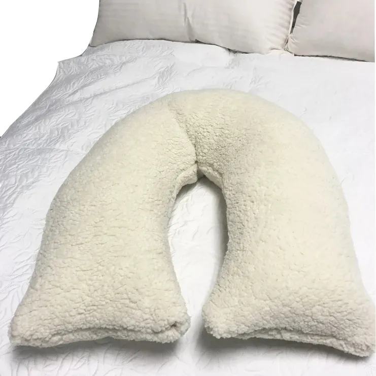 Bon soutien confortable grossesse corps oreiller multifonction oreiller microfibre oreiller enceinte vers le bas Alternative polaire tissu