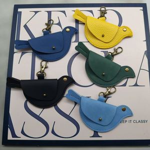 Hr Pu Leather Goods Llavero Portátil con Diseño de Mockingbird y Colgante de Pájaro Azul para Regalos - Product Image 3