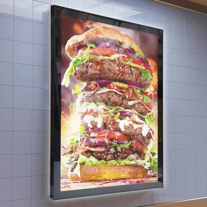 Wall Mounted Fast Food Restaurant Cafe Order <strong>Menu</strong> <strong>Board</strong> Aluminum Frame Magnetic Advertising Led <strong>Light</strong> <strong>Boxes</strong> - Product Image 2