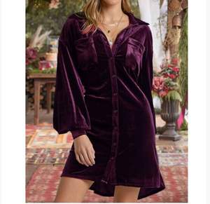 Diseñador <span class=keywords><strong>de</strong></span> las mujeres sólido Otoño Invierno Vestido largo <span class=keywords><strong>de</strong></span> <span class=keywords><strong>terciopelo</strong></span> estilo europeo americano rodilla botón decoración XL tamaño vestido - Product Image 6