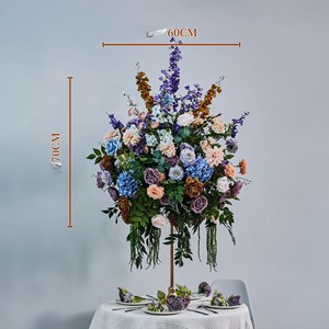 Nuevo Arreglo Floral de Mesa de 60cm, Bola de Flores Artificial para Decoración de Mesa de Boda, Decoración de Sala de Estar - Product Image 6