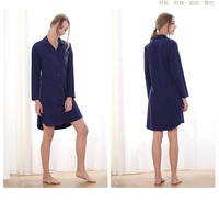 Uniforme long confortable pour femmes, chemises de salon