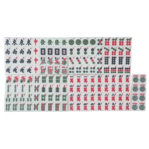 Mahjong personnalisé à double couche opaque avec gravure sur le devant, tuiles colorées uniques américaines, chinoises, hongkongiennes, singapouriennes, japonaises - Product Image 2