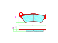 Plaquettes de frein personnalisées Hoobo pour moto, accessoires et pièces pour moto tout-terrain