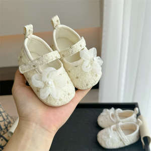 Chaussures décontractées pour bébé fille nouveau-né, chaussures de princesse pour bébés, chaussures blanches pour bébé fille - Product Image 6