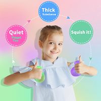 Nouveautés 2024 : Balles sensorielles apaisantes personnalisées en gros, jouet anti-stress unisexe, cube de glace souple en TPR pour soulager l'anxiété